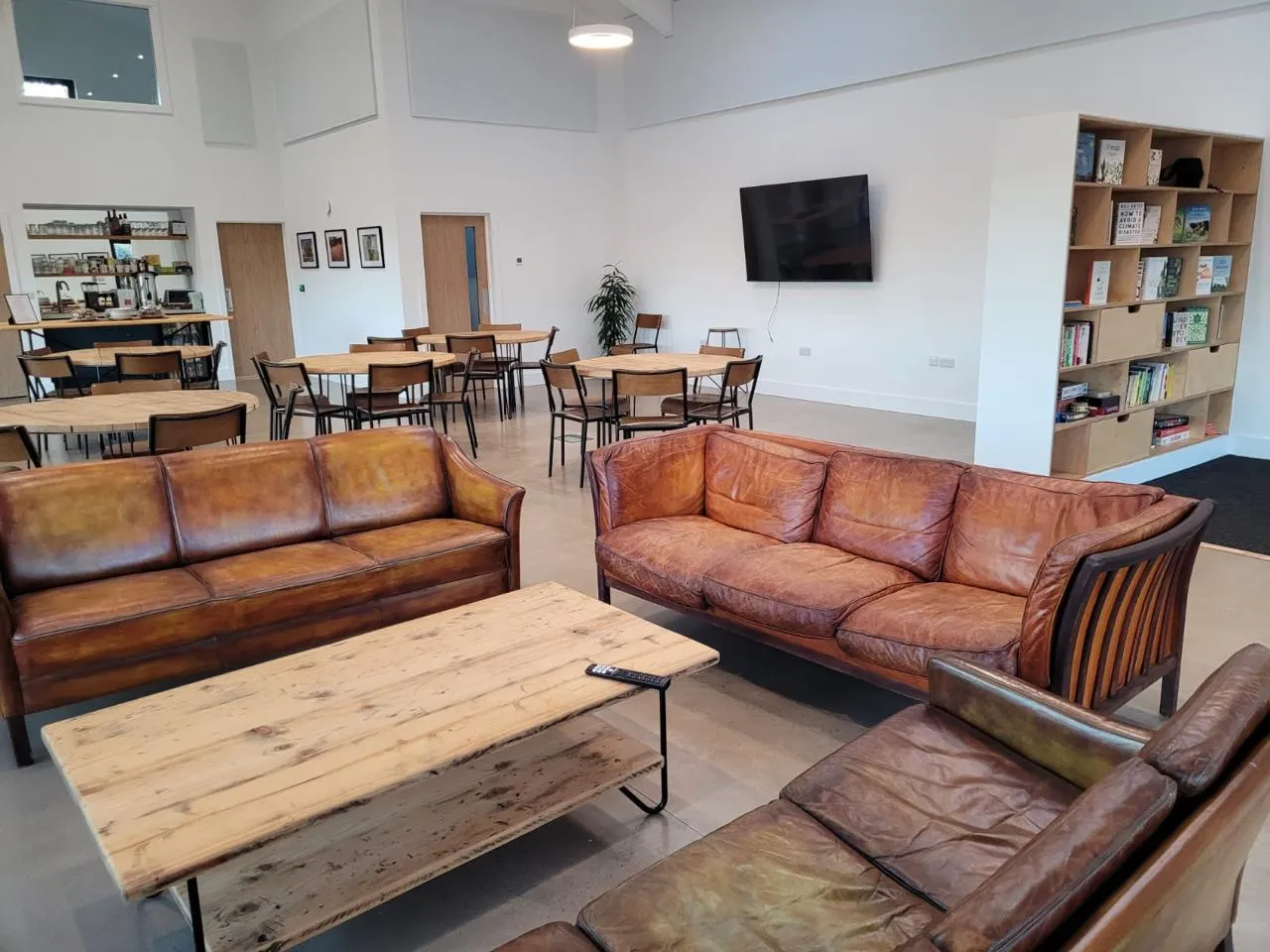 Comfortable lounge seating in The Grange Hub venue
